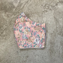 Load image into Gallery viewer, 1970s Vintage Pink Floral Print Face Mask