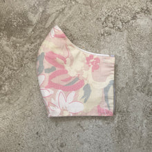 Load image into Gallery viewer, 1980s Vintage Abstract Floral Print Face Mask