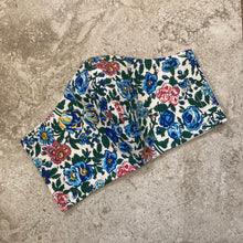 Load image into Gallery viewer, 1960s Vintage Blue Floral Print Face Mask