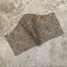 Load image into Gallery viewer, 1960s Vintage Green Paisley Print Face Mask
