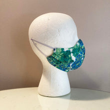 Load image into Gallery viewer, 1960s Green Leaves Face Mask