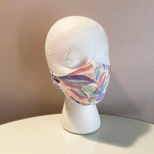 Load image into Gallery viewer, 1980s Vintage Watercolor Leaves Face Mask