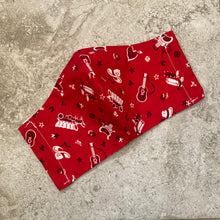 Load image into Gallery viewer, Vintage Wild West Red Cowboy Face Mask