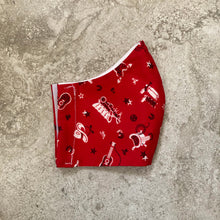 Load image into Gallery viewer, Vintage Wild West Red Cowboy Face Mask