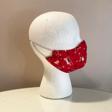 Load image into Gallery viewer, Vintage Wild West Red Cowboy Face Mask