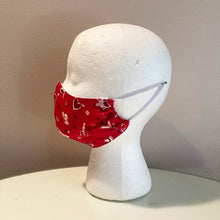 Load image into Gallery viewer, Vintage Wild West Red Cowboy Face Mask