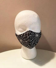 Load image into Gallery viewer, Vintage Glow in the Dark Spider Web Face Mask