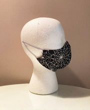 Load image into Gallery viewer, Vintage Glow in the Dark Spider Web Face Mask