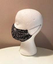 Load image into Gallery viewer, Vintage Glow in the Dark Spider Web Face Mask