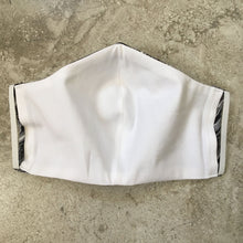 Load image into Gallery viewer, Black and White Marble Print Face Mask