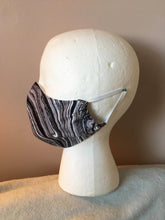 Load image into Gallery viewer, Black and White Marble Print Face Mask