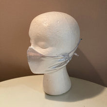 Load image into Gallery viewer, Liquid Silver Mirror Wet Look Face Mask