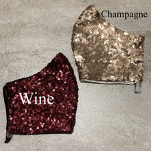 Load image into Gallery viewer, Sequin Face Mask