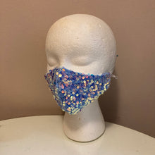 Load image into Gallery viewer, Sequin velvet face mask
