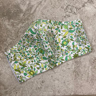 1960s Vintage Retro Green Apple Cotton Face Mask