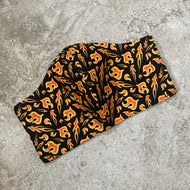 Mini Flames Fire Print Face Mask