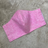 Pink Glitter Silver Sparkle Face Mask