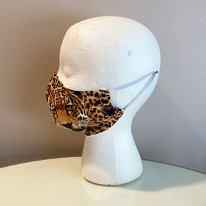 Leopard Face Spot Print Face Mask