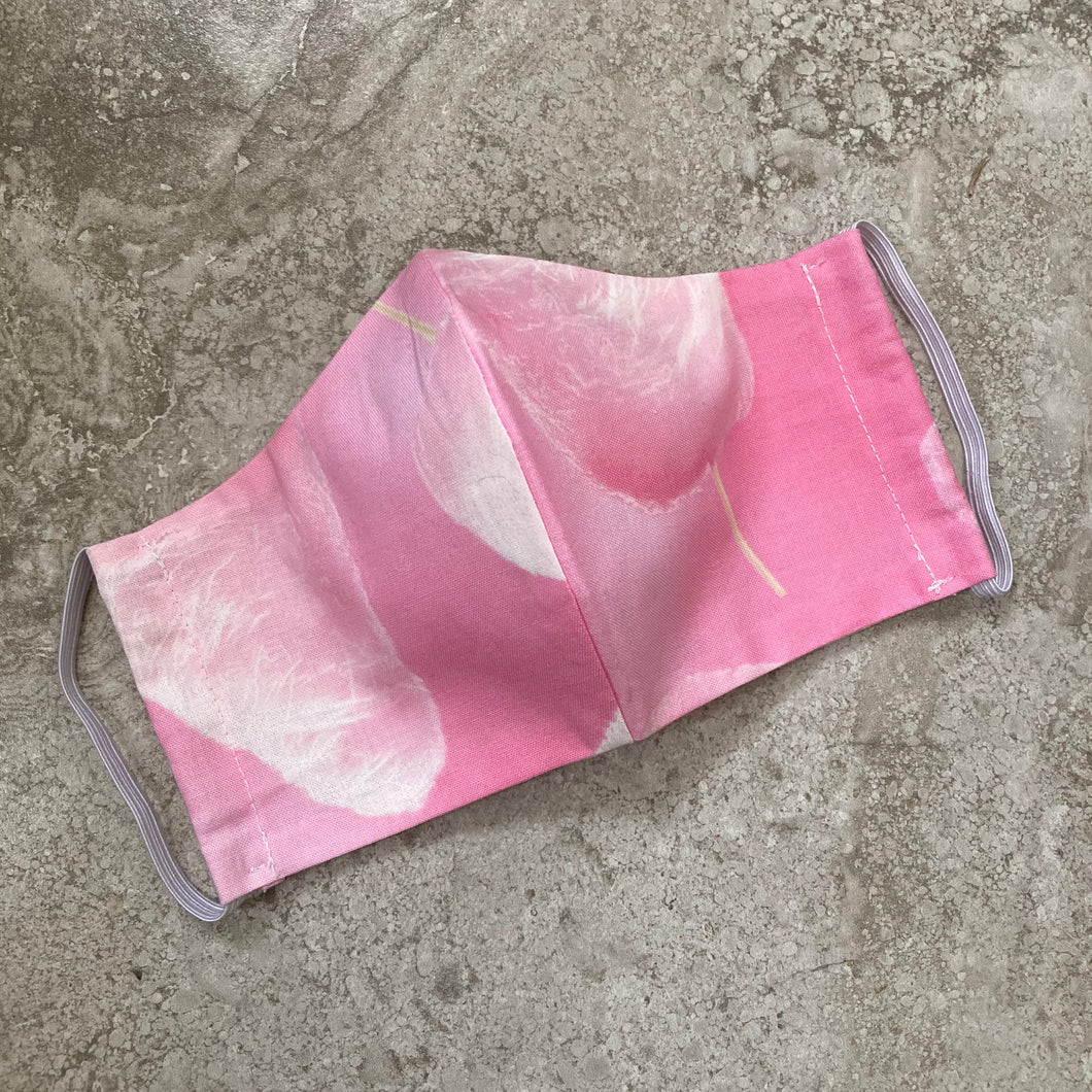 Pink Cotton Candy Print Face Mask
