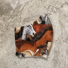 Load image into Gallery viewer, Vintage Wild Horse Pony Print Face Mask
