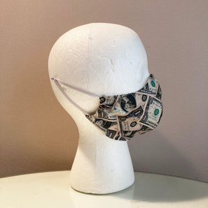 Cash Money Print Face Mask