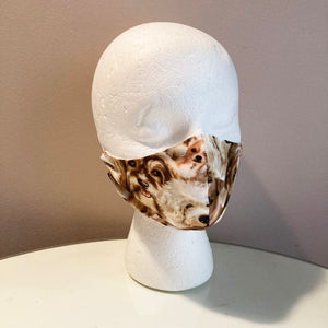 Small Dog Print Face Mask
