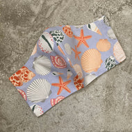 Seashell Starfish Shell Print Face Mask