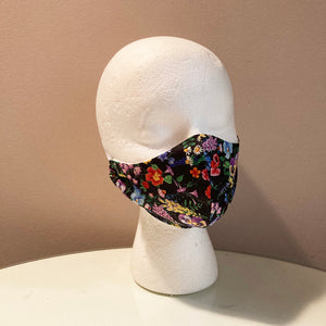 Realistic Floral Print Face Mask