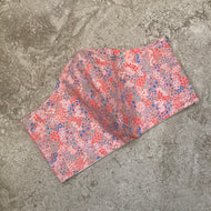1950s Pink Mini Floral Print Face Mask