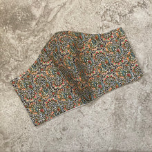 Load image into Gallery viewer, 1960s Vintage Green Paisley Print Face Mask

