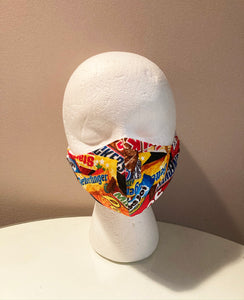 Crazy Candy Print Face Mask
