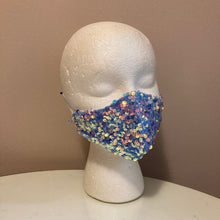 Load image into Gallery viewer, Sequin velvet face mask
