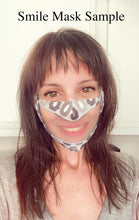 Load image into Gallery viewer, Pink Glitter Silver Sparkle Face Mask
